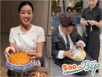 Dàn nghệ sĩ khóc thét khi nhận được bánh Trung thu của Hoa hậu Khánh Vân, một nàng hậu khác cũng bị chê