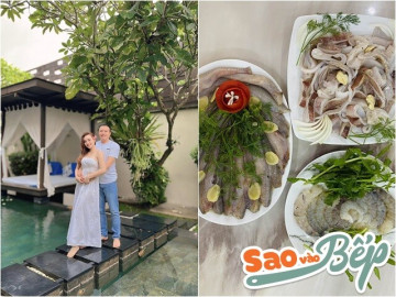 Nữ ca sĩ lấy đại gia Hải Phòng nấu món đặc sản quê chồng làm vợ cũ Đàm Vĩnh Hưng và nhiều người xuýt xoa