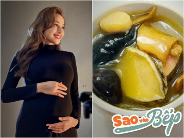 Chồng Hoa hậu Diễm Hương làm cho vợ bầu món quý tộc đắt tiền có tên lạ - từng được tỷ phú khen ngon