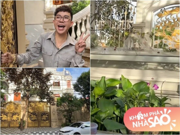 Biệt thự hàng trăm tỷ của em gái ruột Long Nhật ở khu nhà giàu, hoành tráng từ cái cổng đến sân thượng