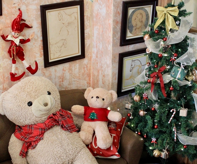 Không gian ngập tràn sắc Noel