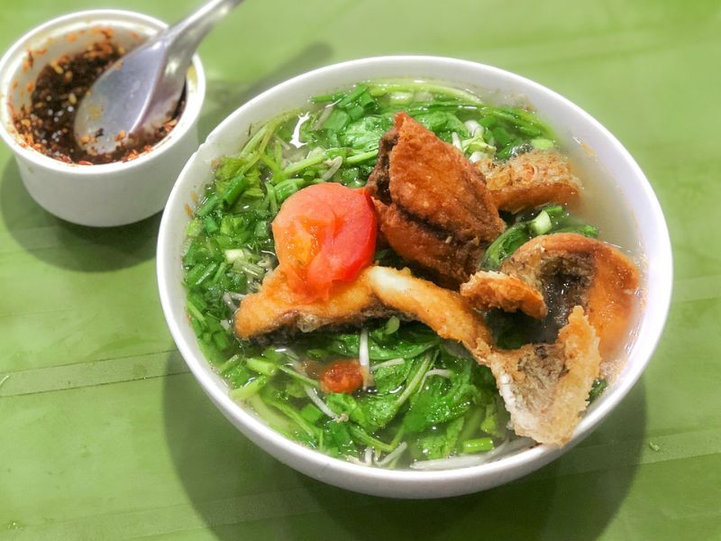 Bún cá rô đồng hấp dẫn