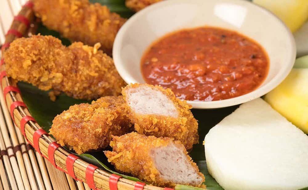 Món nem chua rán siêu hấp dẫn