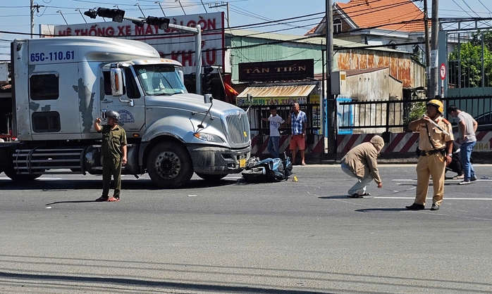 Hiện trường tai nạn.