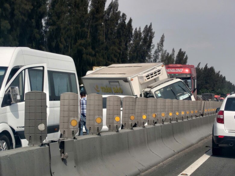 Hiện trường vụ tai nạn.