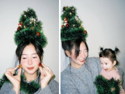 Giới trẻ đua nhau bắt trend làm tóc cây thông Giáng sinh "rần rần" mạng xã hội