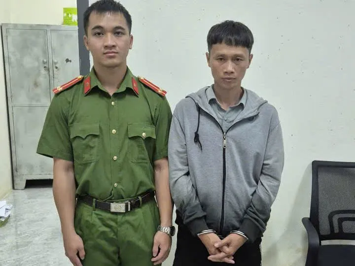 Phan Quốc Hậu đầu thú sau 2 ngày bỏ trốn.