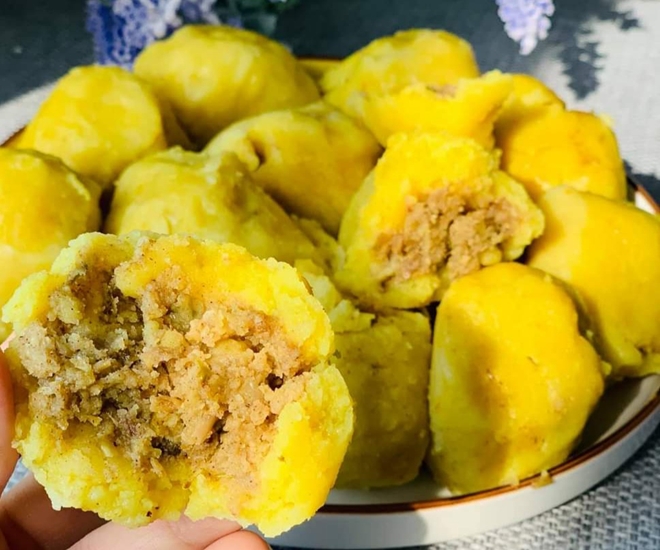 Đặc sản bánh nghệ hấp dẫn