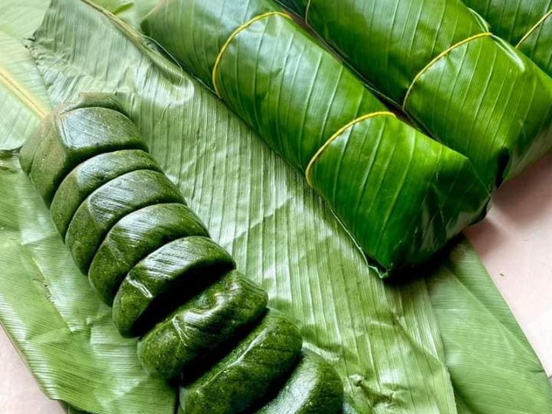 Bánh ngải được sử dụng để làm quà