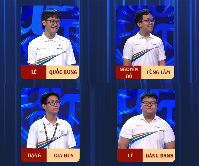 4 thí sinh của cuộc thi tuần 3 tháng 1 quý 1 Đường lên đỉnh Olympia năm thứ 26