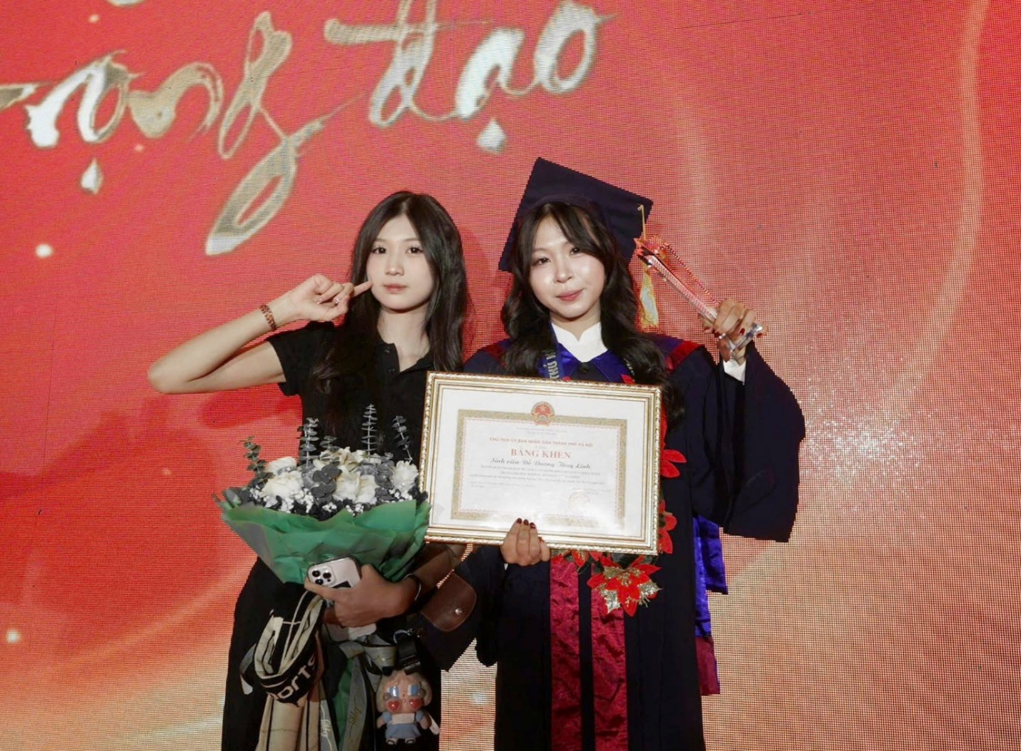 Bên cạnh Thùy Linh luôn có những người đồng hành tuyệt vời