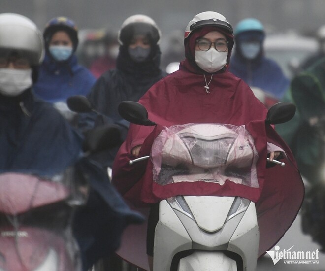 Không khí lạnh tràn về khiến miền Bắc mưa rét. Ảnh minh họa: Minh Hiền