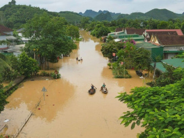 Danh sách các xã, phường có nguy cơ cao ngập úng và sạt lở đất ở Trung Bộ do mưa lớn
