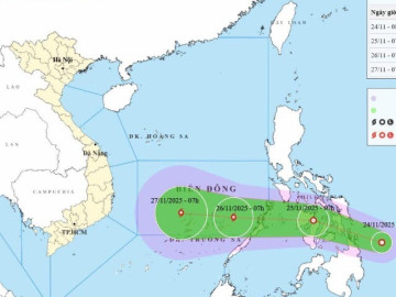 Biển Đông sắp đón bão 15, hướng về Bình Định - Bình Thuận cũ