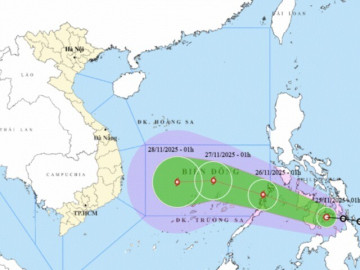 Bão số 15 khi vào Biển Đông sẽ mạnh lên, giật cấp 12