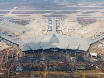 Gấp rút "vượt nắng, thắng mưa" thi công sân bay Long Thành