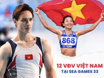 12 VĐV Việt Nam giàu thành tích nhất tham dự SEA Games 33: Người sở hữu 13 HCV, người lập “hat-trick” trong 1 ngày