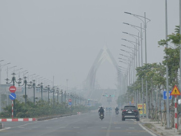 Ninh Bình ô nhiễm đứng thứ 2 cả nước trong ngày: Lớp mù dày đặc bao phủ