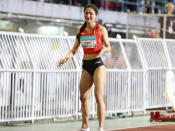 Tin tức - "Đoá hồng" điền kinh Cẩm Tú bật khóc, phá kỷ lục quốc gia 15 năm ở SEA Games