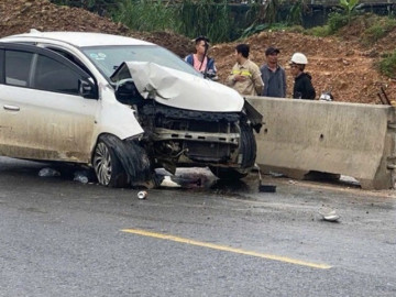 Gia đình 4 người ở Đà Nẵng gặp nạn trên đường cao tốc, cháu bé 9 tháng tuổi tử vong