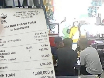 Xôn xao clip 7 người đàn ông đi ô tô nhưng quên trả tiền 7 tô phở đặc biệt ở TPHCM