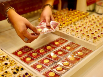 Giá vàng giảm 5 triệu đồng/lượng trong 2 ngày