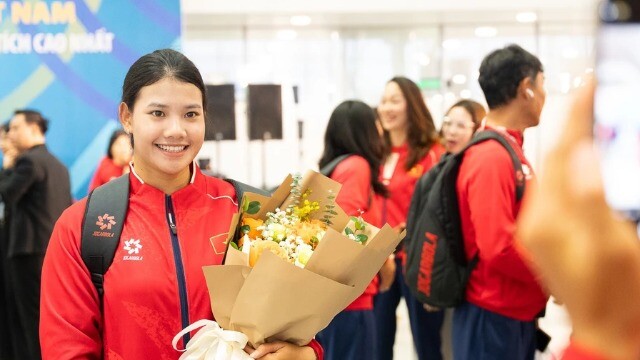 Các VĐV Việt Nam mang theo niềm tin và khát vọng chinh phục SEA Games 33