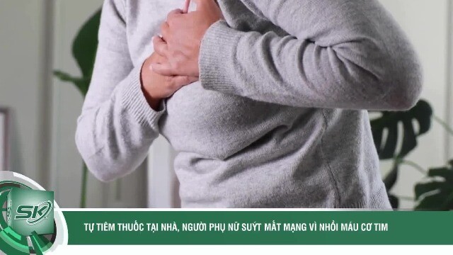 Tự tiêm thuốc tại nhà, người phụ nữ suýt mất mạng vì nhồi máu cơ tim