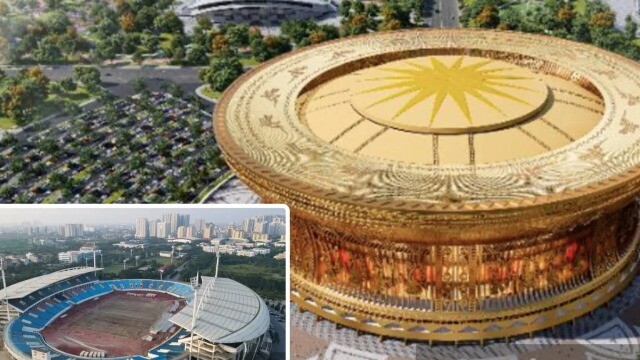 Sân vận động Trống Đồng lớn gấp mấy lần Mỹ Đình?