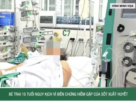 Clip Eva - Bé trai 15 tuổi nguy kịch vì biến chứng hiếm gặp của sốt xuất huyết