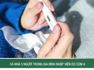 3 người trong gia đình nhập viện do cúm A