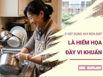 3 vật dụng khi rửa bát tưởng vô hại nhưng là ổ vi khuẩn đáng sợ