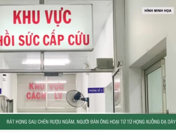 Rát họng sau chén rượu ngâm, người đàn ông hoại tử từ họng xuống dạ dày