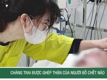 Chàng trai được hồi sinh nhờ ghép thận của người bố chết não