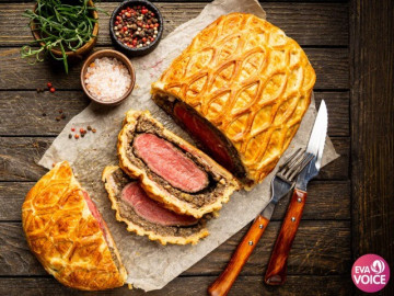 Thịt bò wellington – khi hương vị sang trọng trở thành linh hồn của bàn tiệc giáng sinh