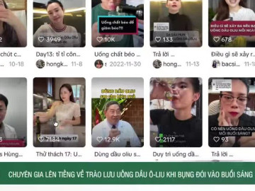 Chuyên gia lên tiếng về trào lưu uống dầu ô liu khi bụng đói vào buổi sáng