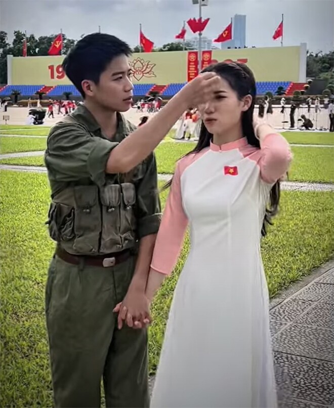 Gia Huy và Hải Vy tạo nên cặp đôi ăn ý từ trên phim đến tương tác ngọt ngào ngoài đời thường.