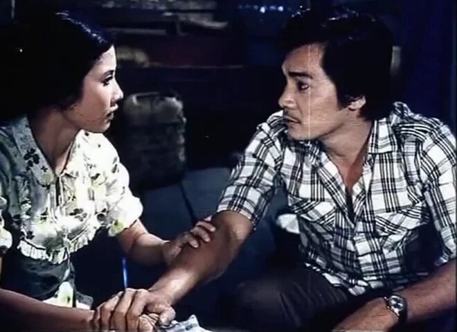 Sáu Tâm và người yêu (Thúy An) trong phim.