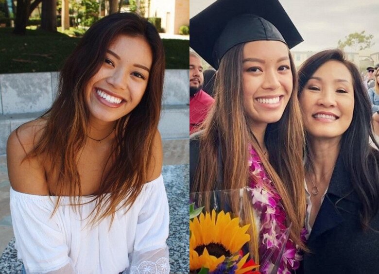 Năm 2019, Vicky tốt nghiệp cử nhân ĐH Santa Barbara trong niềm tự hào của bố mẹ và người thân.