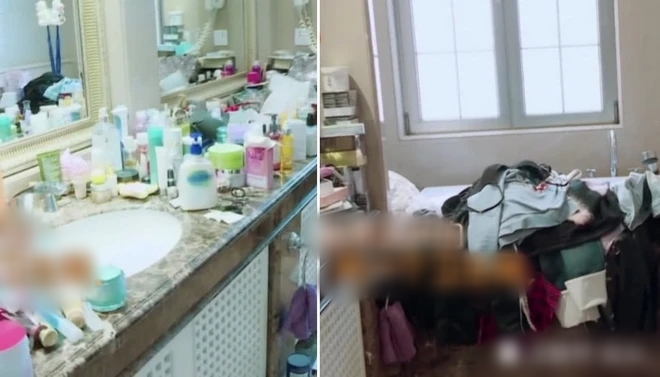 ...thực chất chỗ ở của cô rất bừa bộn.