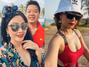 Giải trí - Bà xã danh ca nhạc đỏ U50 trẻ như gái 18, 2 con thừa hưởng gen trội, con trai út được ví như "giáo sư"