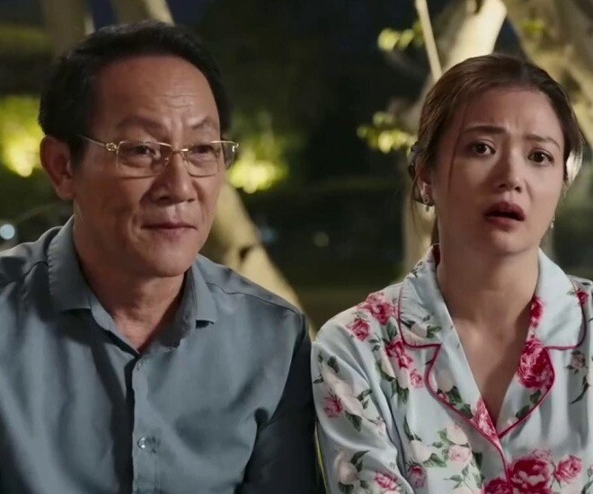 NSƯT Kiều Anh đóng vai vợ của NSƯT Hoàng Hải trong phim Gia Đình Trái Dấu.