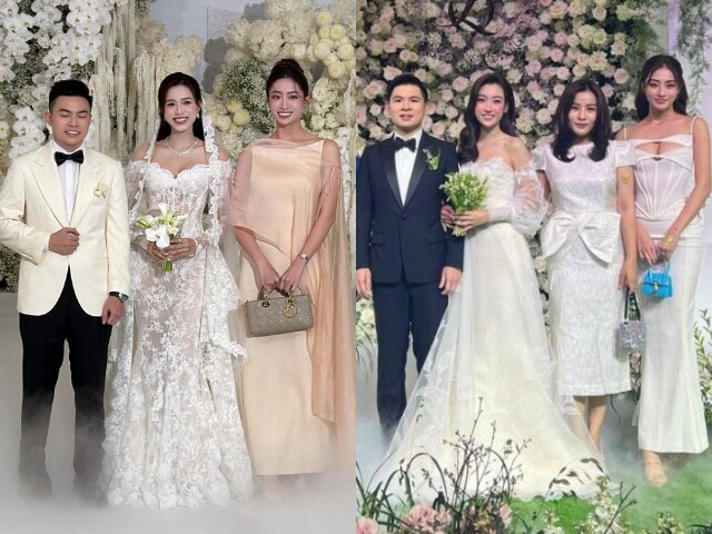 Giải trí - Chuyện đi ăn cưới gây tranh cãi của Lương Thùy Linh: Đăng hình chồng Đỗ Thị Hà không đẹp, mặc hở dự hôn lễ Đỗ Mỹ Linh