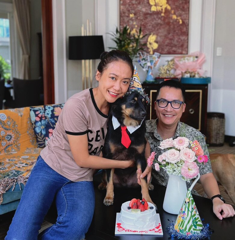 Vợ chồng nữ diễn viên không có con chung.