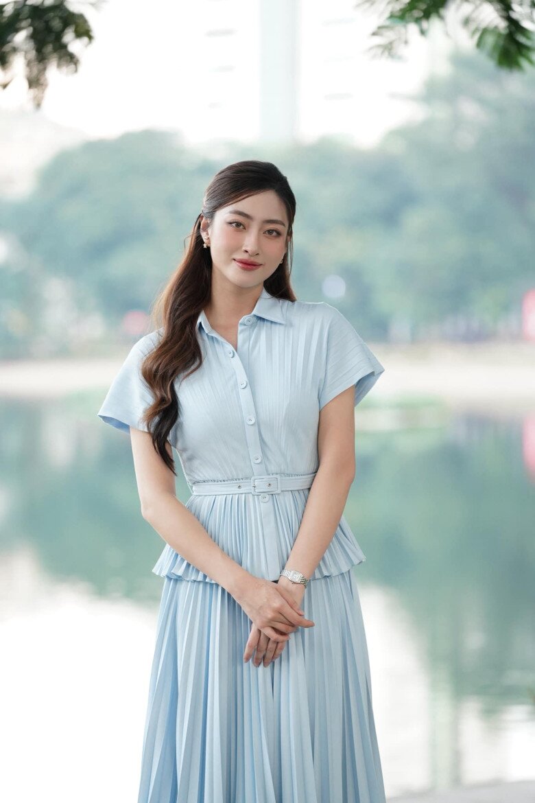 Nhan sắc xinh đẹp của Hoa hậu Lương Thùy Linh.