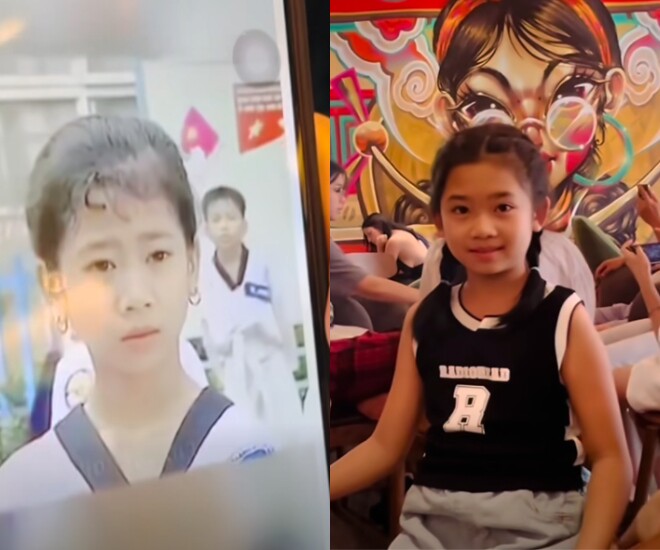 Dàn nghệ sĩ xuýt xoa vì bé Lavie giống hệt diễn viên Mai Phương khi còn nhỏ.