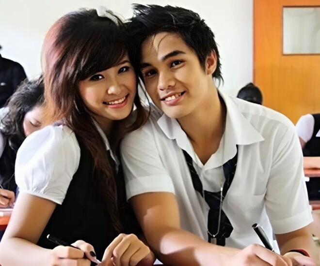 Cặp đôi Thứ ba học trò được khán giả yêu mến một thời.