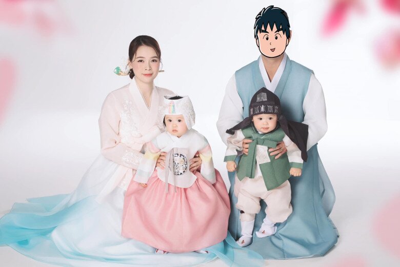 Sam giấu mặt ông xã người Hàn vì muốn giữ sự riêng tư.