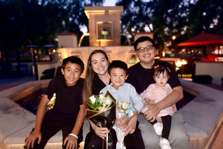 Gia đình hạnh phúc của Wendy Phạm và chồng Việt kiều.