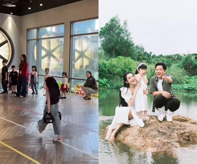 Bé Destiny được rèn luyện ở trung tâm dậy catwalk dành cho trẻ em.